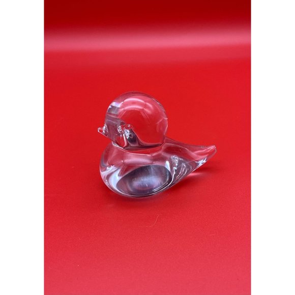 Vintage Reijmyre Crystal Bird Clear Glass Sweden Kristall - Picture 2 of 7